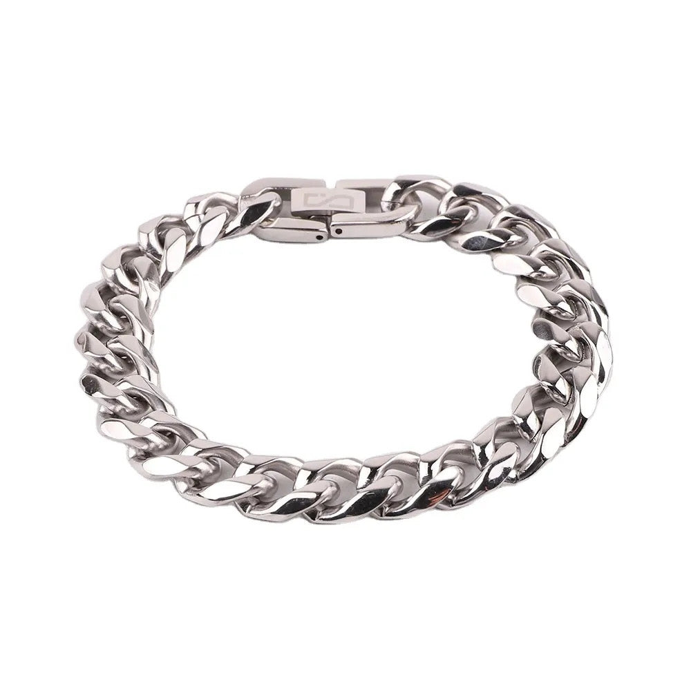 צמיד כסף סטרלינג 925 לגבר – חוליות קלאסיות