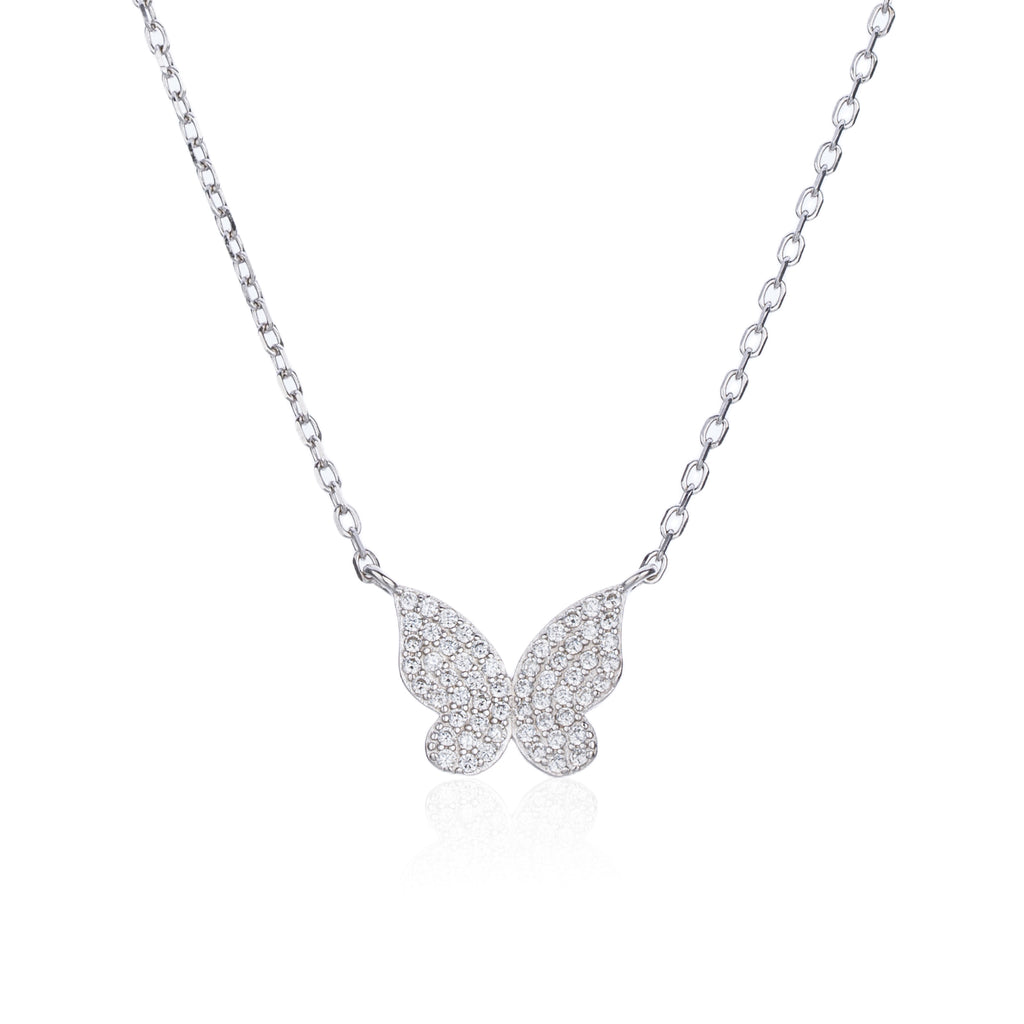 שרשרת תליון פרפר מכסף סטרלינג 925