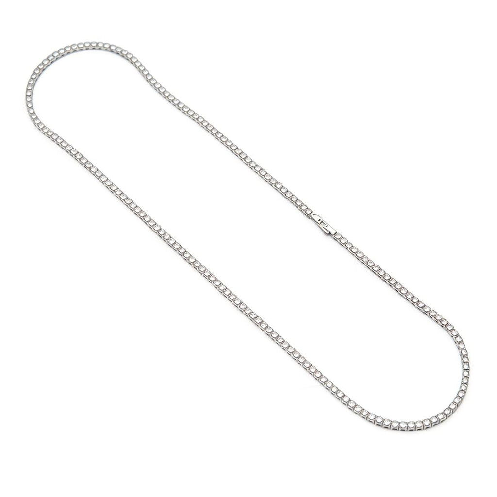 שרשרת טניס כסף אמיתי 3 מ"מ