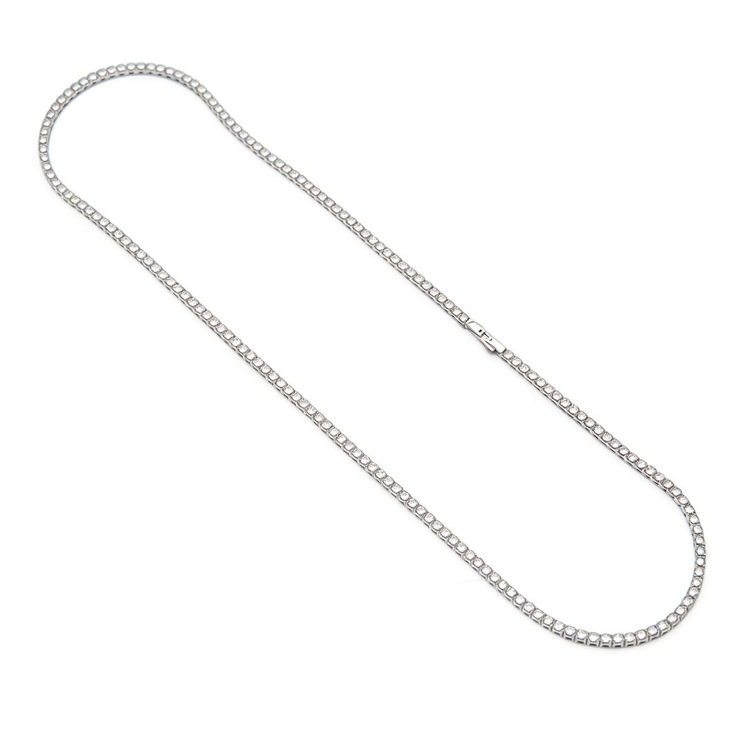 שרשרת טניס כסף אמיתי 3 מ"מ