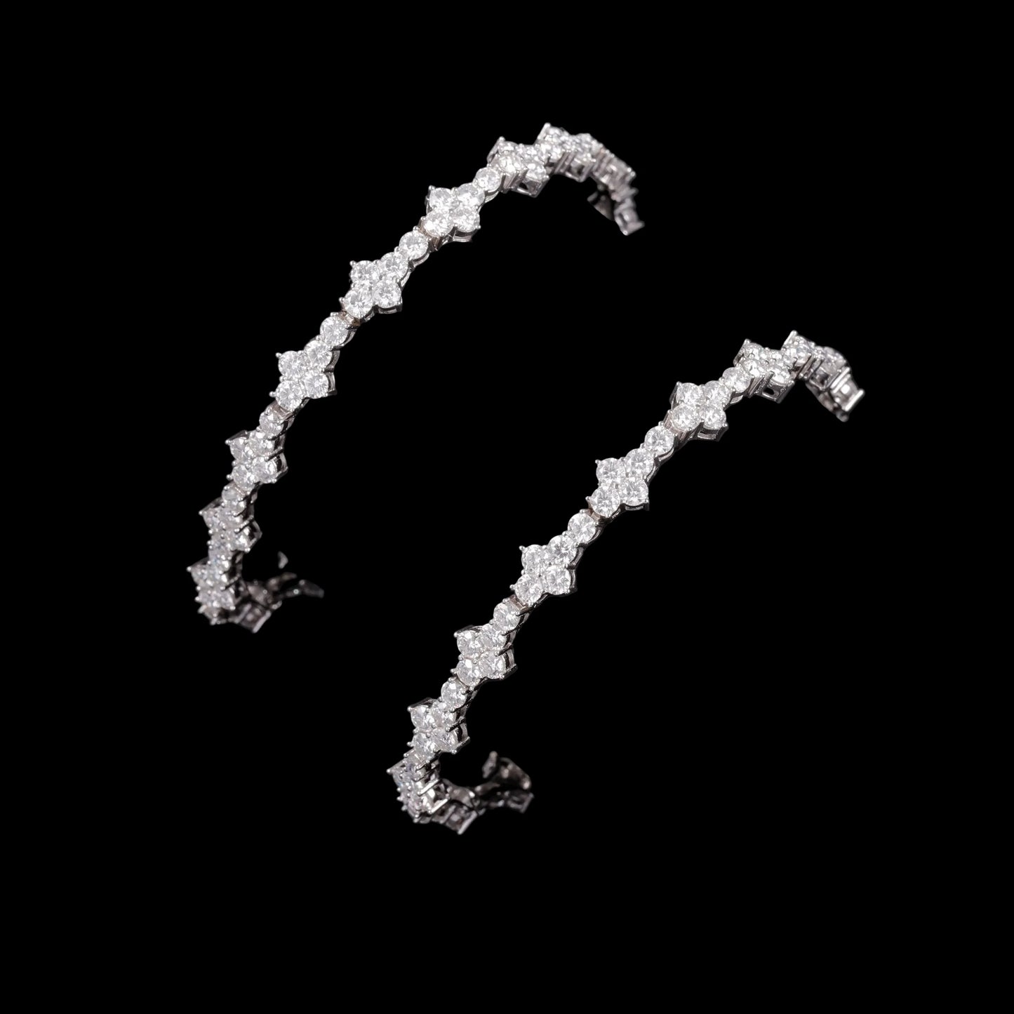 Veloura™ White Frost – Diamond Line Bracelet