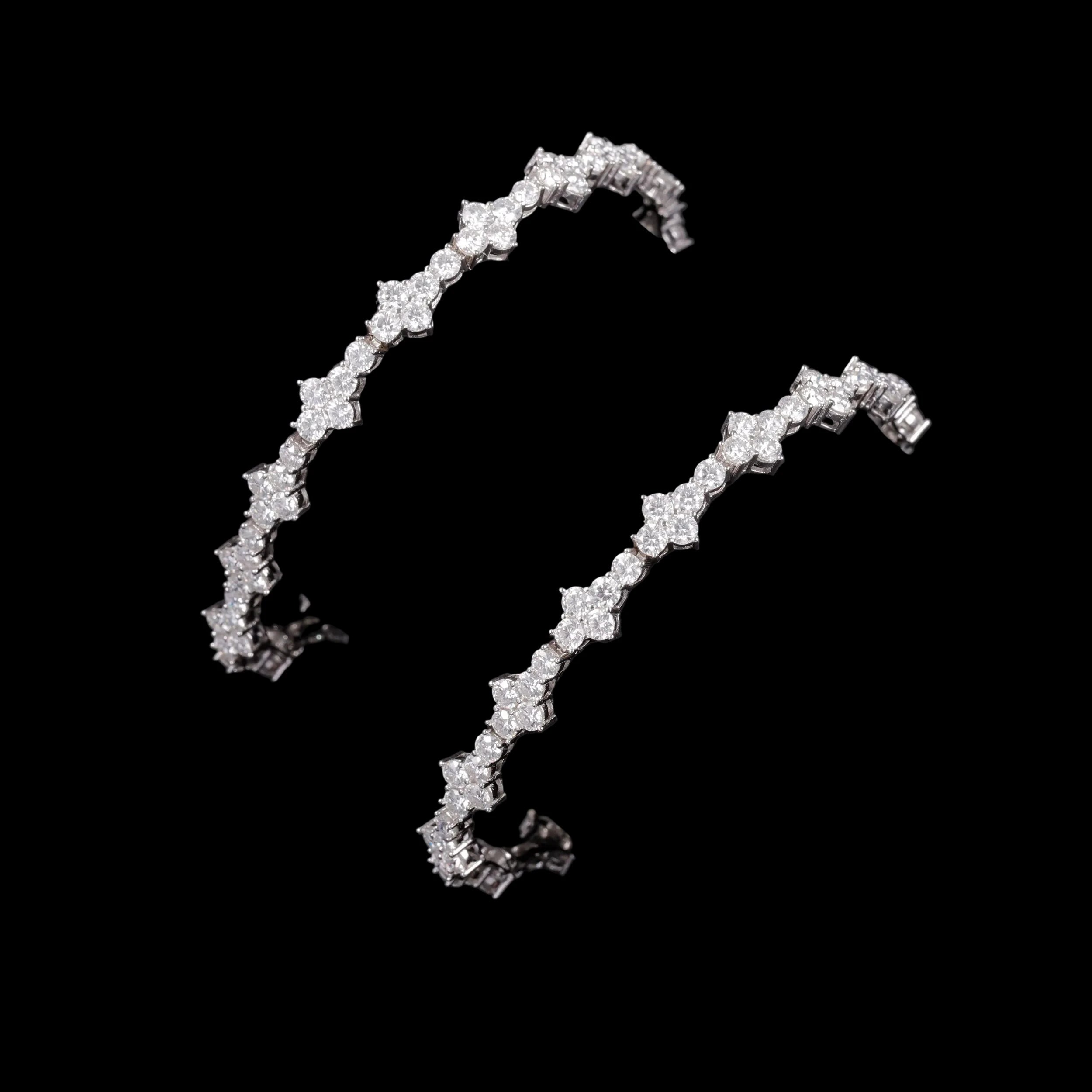 צמיד טניס פרימיום משובץ