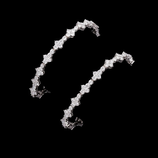 Veloura™ White Frost – Diamond Line Bracelet